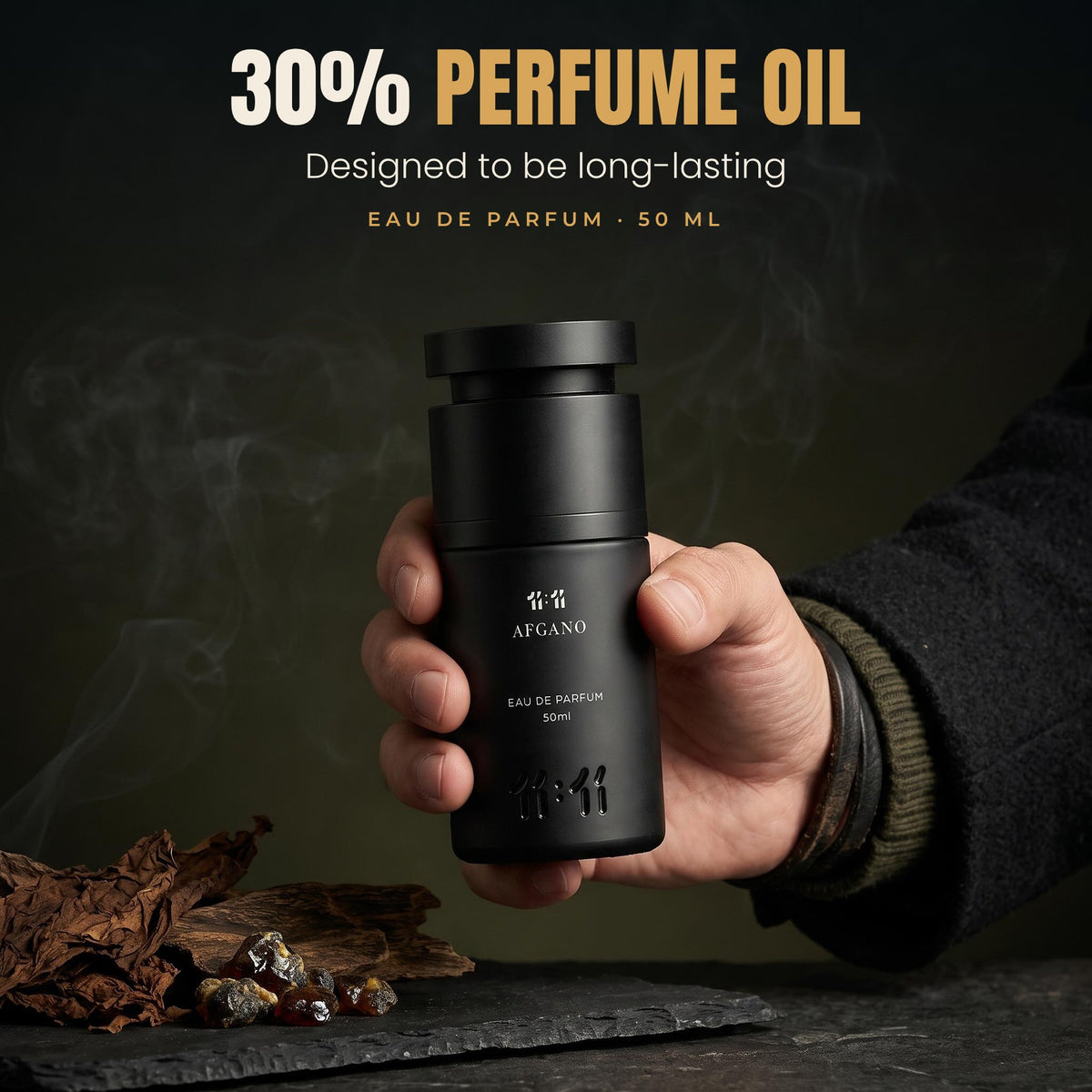 11:11 Afgano Eau de Parfum 50 ml with 30% perfume oil, designed to be long-lasting