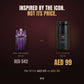 11:11 Aileen 50 ml at AED 99 vs the original 90 ml at AED 542