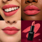 Velvet Matte Lipstick shade 201 on lips