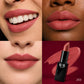 Velvet Matte Lipstick shade 203 on lips