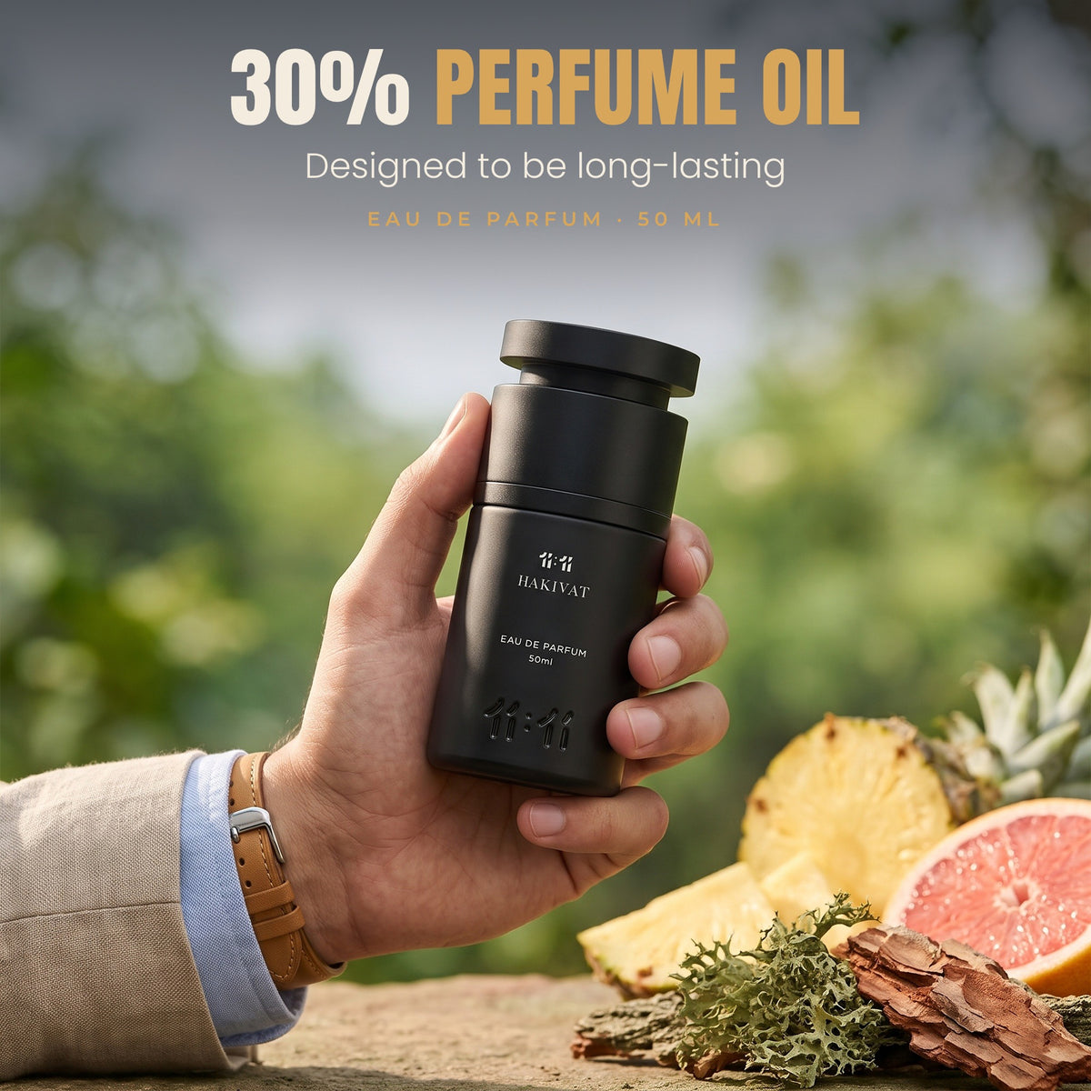 11:11 Hakivat Eau de Parfum 50 ml with 30% perfume oil, designed to be long-lasting
