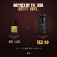 11:11 Tobacco 50 ml at AED 99 vs the original 100 ml at AED 1,525