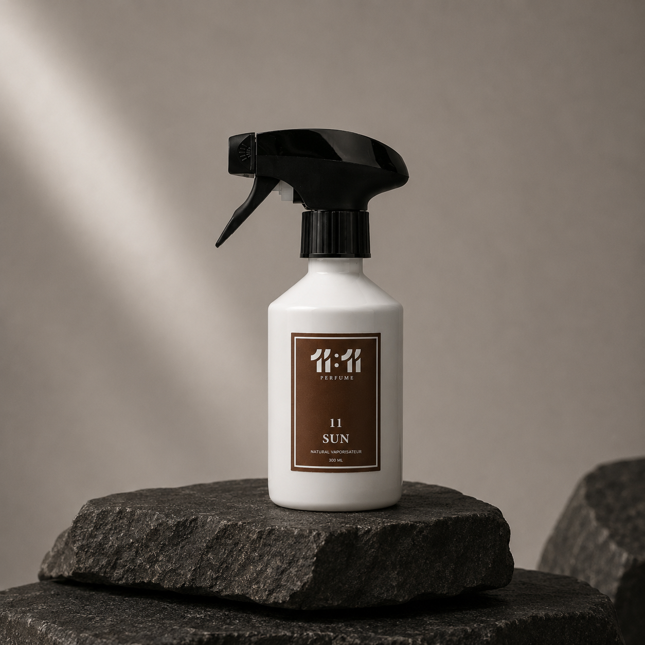 11 11 Sun Air Freshener 300ml — Woody Aromatic home fragrance with Bergamot, Oud, Leather | 11:11 Perfume UAE