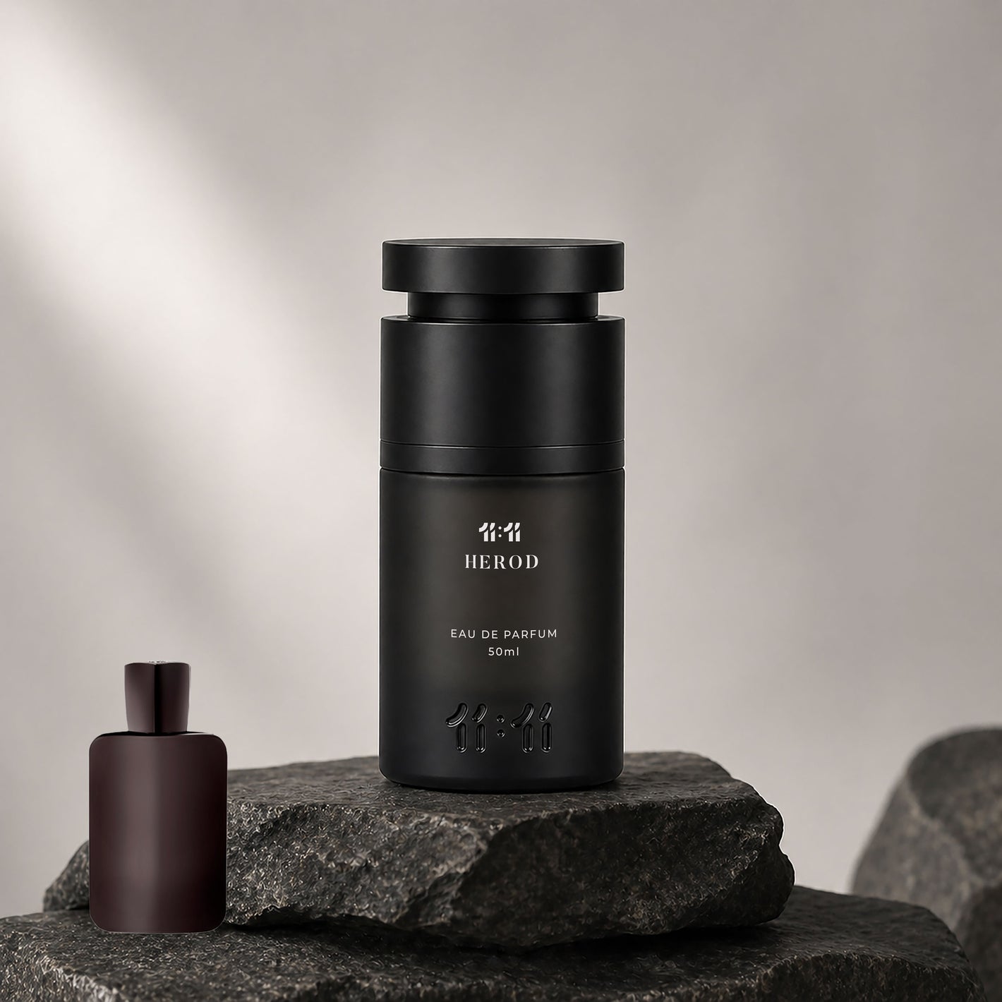 11 11 Herod Eau de Parfum 50ml — Warm and Spicy men's perfume in matte black bottle | 11:11 Perfume UAE