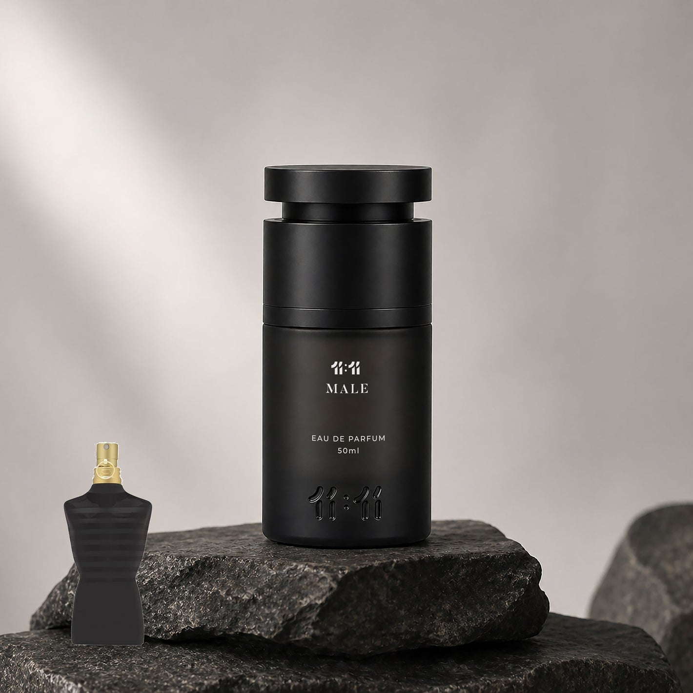 11 11 Male Eau de Parfum 50ml — Oriental Fougere men's perfume in matte black bottle | 11:11 Perfume UAE