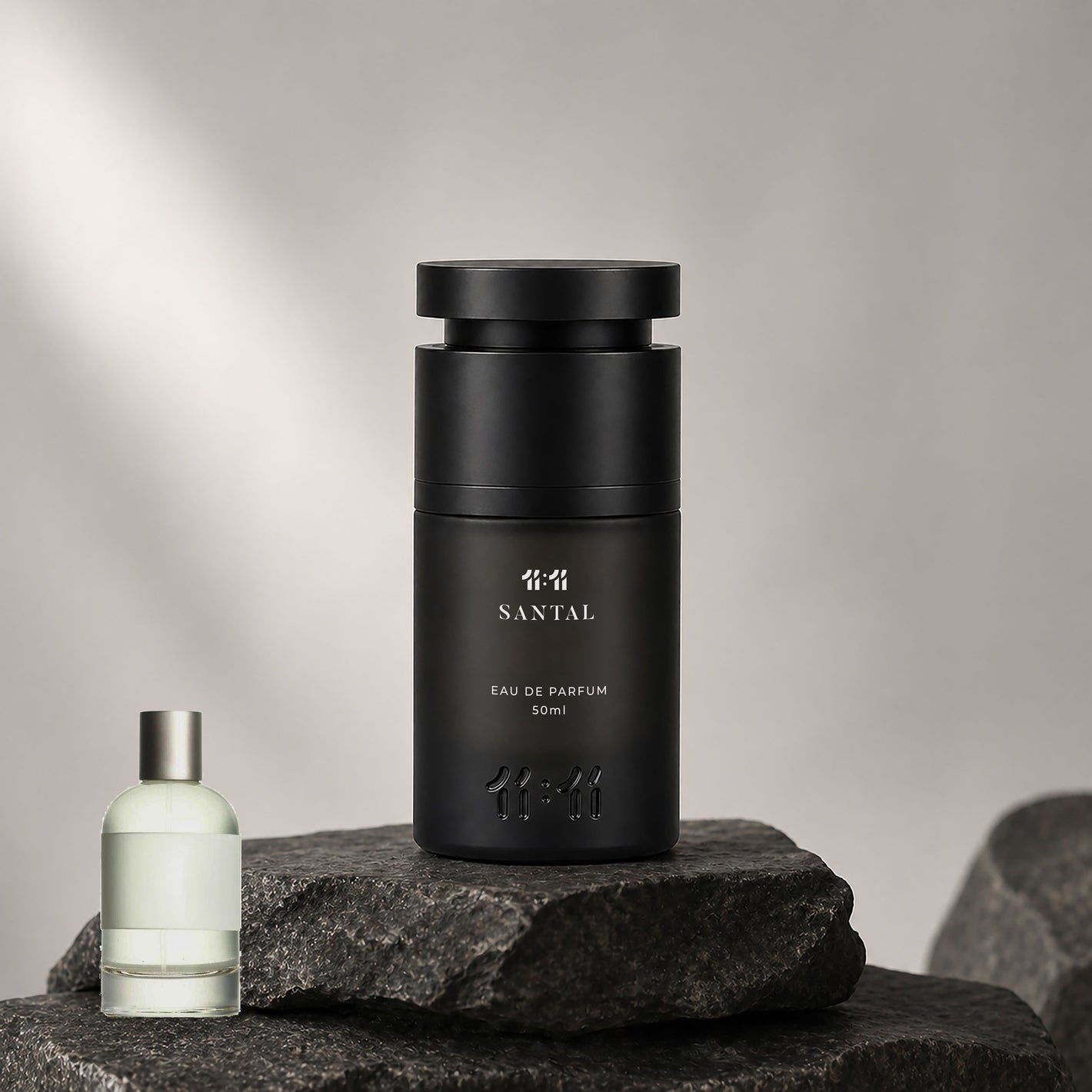 11 11 Santal Eau de Parfum 50ml — Woody unisex perfume in matte black bottle | 11:11 Perfume UAE