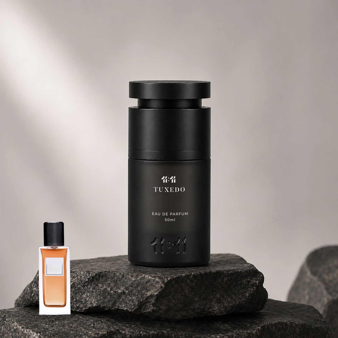 11 11 Tuxedo Eau de Parfum 50ml — Chypre Spicy unisex perfume in matte black bottle | 11:11 Perfume UAE
